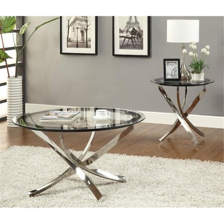COASTER CO OF AMERICA Coaster Co of America 702588 L-OCCASSIONALS-COFFEE TABLE CHROME 702588